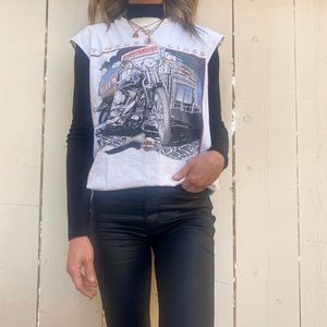 Vintage Harley Davidson Cutoff Tshirt